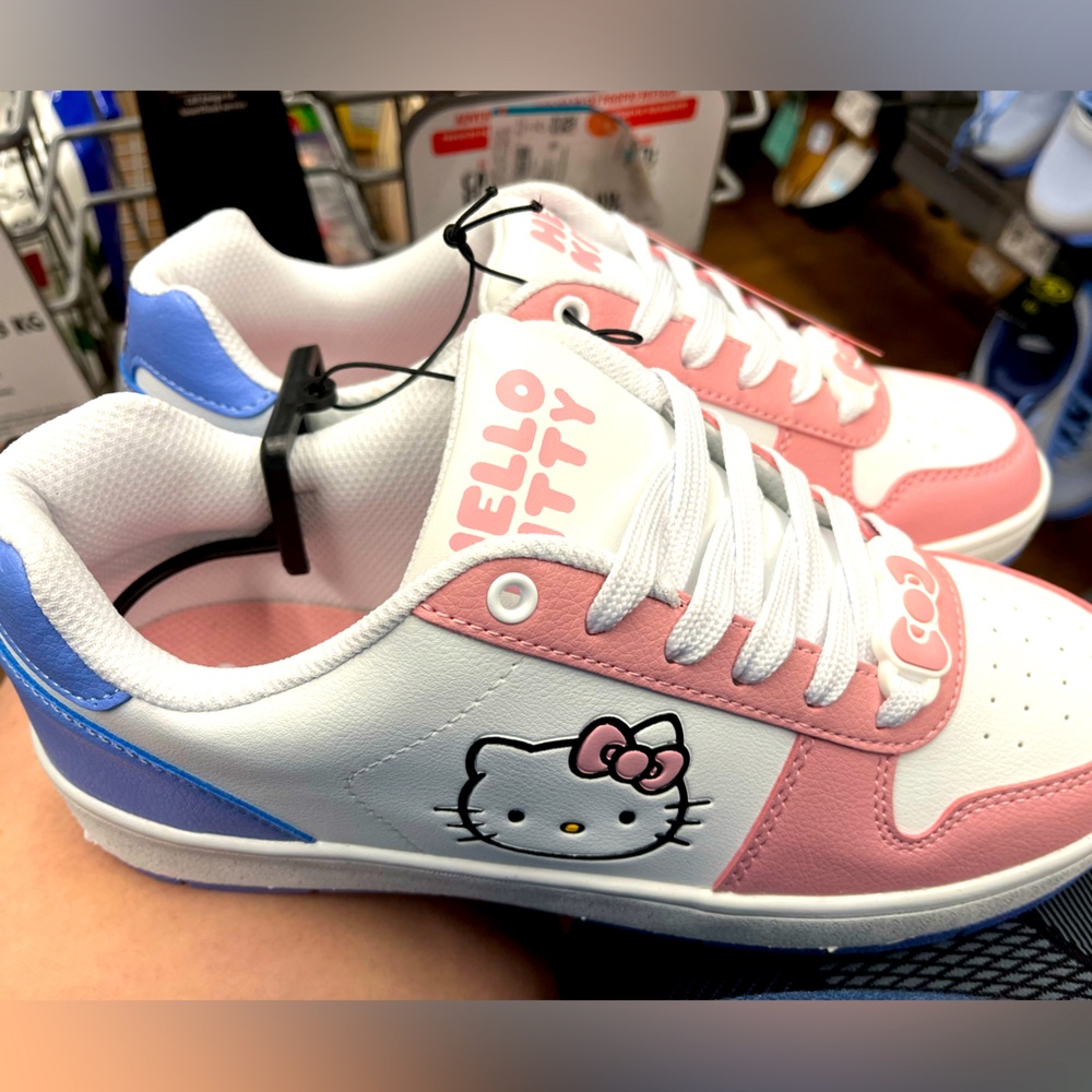 Limited Edition HELLO KITTY Colorblock Sneakers By Sanrio